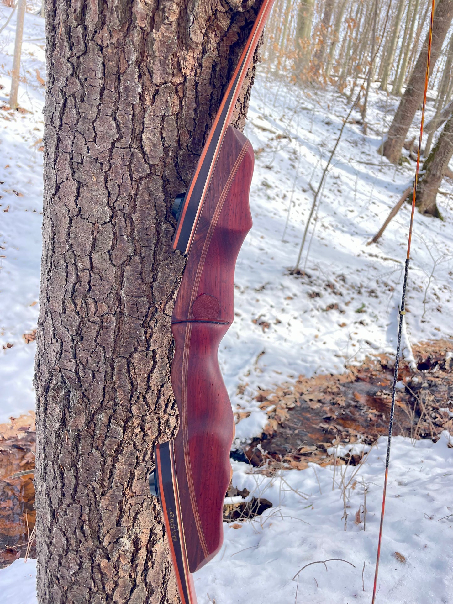 62" Hayestani Take Down Longbow 44.5# @ 28"