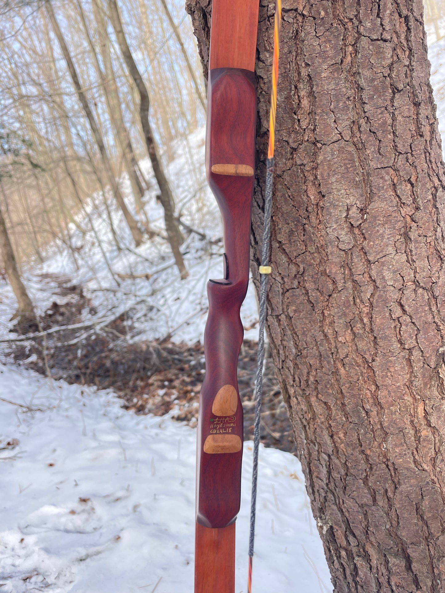 62" Hayestani Take Down Longbow 44.5# @ 28"